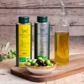 Duo d'huile d'olive bio Papillon 25cl - Arbequine et Mas de la Grange
